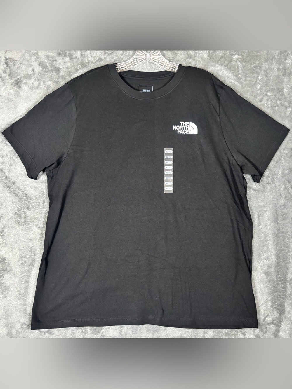NWT The North Face Women’s Throwback‎ Short Sleeve Tee Black/White Logo Size XL